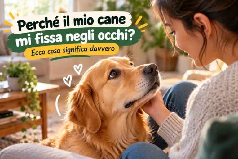 Perché il cane mi fissa negli occhi?