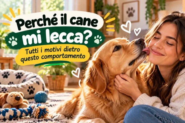 Perché il cane mi lecca? Tutti i motivi dietro questo comportamento