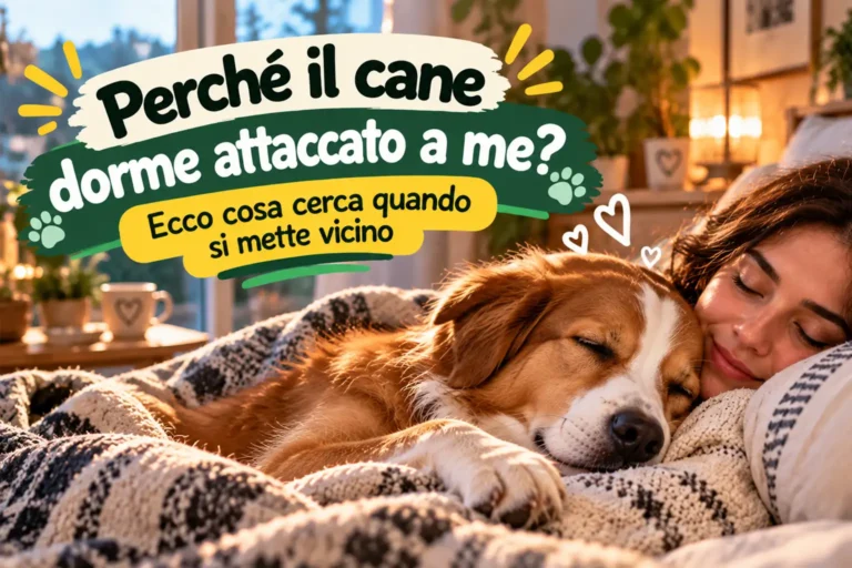 Perché il cane dorme attaccato a me? Ecco cosa cerca quando si mette vicino