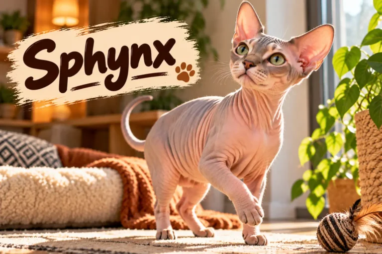 Sphynx: il gatto senza pelo dal carattere affettuoso