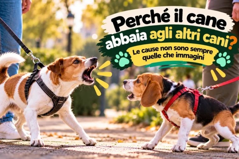 Perché il cane abbaia agli altri cani