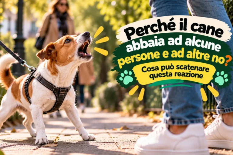Perché il cane abbaia ad alcune persone e ad altre no?