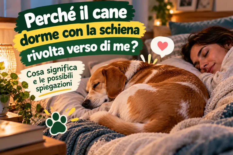 Perché il cane dorme con la schiena rivolta verso di te? Ecco cosa significa