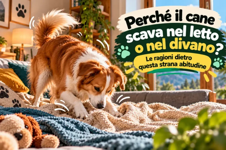 Perché il cane scava nel letto o nel divano? Le ragioni dietro questa strana abitudine