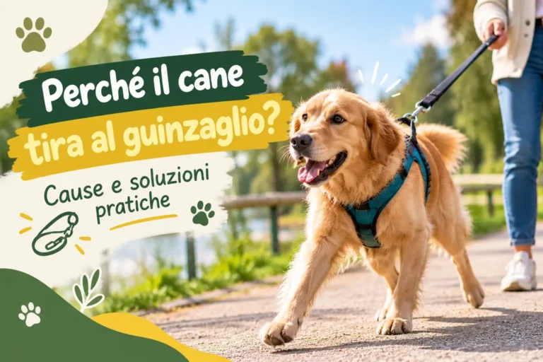 Perché il cane tira al guinzaglio? Ecco come insegnargli a camminare senza tirare