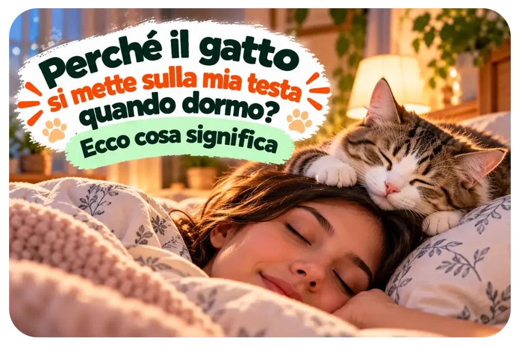 Ti è mai capitato di svegliarti e trovare il tuo gatto praticamente appoggiato alla tua testa? Alcuni gatti scelgono proprio il cuscino, i capelli o lo spazio vicino al viso per dormire.
Anche se può sembrare un comportamento curioso, nella maggior parte dei casi c'è una spiegazione molto semplice: la testa e la zona del cuscino offrono al gatto calore, sicurezza e un odore familiare.
Perché il gatto dorme vicino alla mia testa?
La testa può essere una delle zone più interessanti del letto per un gatto.
Quando dormi, il tuo corpo produce calore e il cuscino crea una superficie morbida e stabile. Inoltre, il gatto sente il tuo odore e può percepire la tua presenza anche mentre dormi.
Per un animale che utilizza molto l'olfatto, questi elementi possono rendere quella zona particolarmente rassicurante.
Cerca calore
I gatti amano generalmente i luoghi caldi.
La testa e il cuscino possono offrire una temperatura piacevole, soprattutto durante la notte quando l'ambiente diventa più fresco.
Questo può spiegare perché alcuni gatti cercano sistematicamente il posto più caldo del letto.
Il tuo odore lo fa sentire al sicuro
Il profumo del proprietario è familiare.
Dormire vicino alla testa significa trovarsi proprio accanto a una zona che conserva facilmente l'odore della persona attraverso capelli, pelle e cuscino.
Per il gatto, questo può rappresentare un importante elemento di familiarità.
Non è quindi necessariamente una richiesta di attenzioni: potrebbe semplicemente aver scelto il posto che considera più rassicurante.
Perché si mette proprio sopra la testa?
Alcuni gatti non si limitano a dormire accanto al cuscino: si sistemano direttamente sopra la testa, vicino ai capelli o sulla parte alta del letto.
Questo comportamento può dipendere dalla personalità del singolo gatto.
La posizione offre diversi vantaggi:
- è calda;
- è morbida;
- mantiene il gatto vicino al proprietario;
- permette di percepire facilmente i suoi movimenti;
- è relativamente stabile durante il sonno.
Per alcuni gatti può essere semplicemente il posto migliore del letto.
Il gatto si sente protetto vicino a te
Dormire rende un animale temporaneamente meno attento a ciò che accade intorno.
Per questo scegliere una persona o un luogo percepito come sicuro può essere importante.
Se il gatto decide di addormentarsi vicino alla tua testa, potrebbe sentirsi sufficientemente tranquillo da abbassare la guardia.
È un comportamento compatibile con un buon livello di fiducia.
Perché dorme vicino al viso?
Il viso è una zona ricca di odori e movimenti familiari.
Inoltre, il gatto può essere attirato dal respiro e dal calore.
Alcuni gatti sembrano particolarmente interessati a osservare o annusare il viso del proprietario prima di sistemarsi per dormire.
Non significa necessariamente che stiano cercando qualcosa: la vicinanza al viso può semplicemente far parte del loro modo di cercare contatto e sicurezza.
È un segno che il gatto mi vuole bene?
Non possiamo tradurre ogni comportamento felino in un'emozione umana precisa.
Tuttavia, scegliere volontariamente di dormire molto vicino a una persona è generalmente compatibile con fiducia, familiarità e comfort.
Un gatto che si rilassa completamente accanto a te sta mostrando di considerare quello spazio sicuro.
Perché alcuni gatti dormono sui capelli?
I capelli possono essere interessanti per diversi motivi.
Conservano l'odore della persona, hanno una consistenza particolare e possono muoversi leggermente durante la notte.
Per alcuni gatti diventano quindi una superficie curiosa su cui appoggiarsi o giocare.
Se il gatto lecca o mordicchia i capelli, invece, è meglio osservare il comportamento per evitare che ne ingerisca quantità significative.
Perché cambia posizione durante la notte?
Il gatto può iniziare la notte ai tuoi piedi e poi spostarsi verso il cuscino.
Questo è assolutamente normale.
Durante il sonno può cambiare posizione per cercare:
- una temperatura diversa;
- una superficie più comoda;
- maggiore tranquillità;
- una posizione migliore;
- un punto da cui osservare l'ambiente.
Il fatto che si sposti durante la notte non significa necessariamente che ci sia un problema.
Cosa fare se il gatto non mi lascia dormire?
Se il gatto si muove continuamente sulla testa, cammina sul cuscino o ti sveglia durante la notte, puoi creare un'alternativa comoda vicino al letto.
Una cuccia morbida, una coperta o una piccola superficie rialzata possono diventare un luogo alternativo dove dormire.
È utile anche mantenere una routine serale prevedibile e dedicare un po' di tempo al gioco prima del riposo.
L'obiettivo non è punire il gatto, ma offrirgli un posto altrettanto interessante e confortevole.
Quando questo comportamento può indicare qualcosa di diverso?
Dormire vicino alla testa è generalmente normale.
Bisogna invece prestare attenzione se il comportamento compare improvvisamente insieme ad altri cambiamenti, come agitazione, vocalizzazioni insolite, difficoltà a dormire, aggressività, perdita di appetito o un forte aumento della ricerca di contatto.
Un cambiamento improvviso nel comportamento può avere diverse cause e, se persiste, è consigliabile parlarne con il veterinario.
In conclusione
Se il gatto si mette sulla tua testa quando dormi, probabilmente non sta cercando di disturbarti.
La zona del cuscino offre calore, morbidezza, odori familiari e vicinanza a una persona che il gatto conosce bene.
Per lui potrebbe essere semplicemente uno dei posti più sicuri e confortevoli della casa.
E se sceglie proprio il tuo cuscino per dormire, c'è almeno una cosa abbastanza chiara: accanto a te si sente a casa.