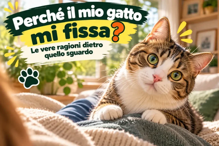Perché il mio gatto mi fissa? Le vere ragioni dietro quello sguardo