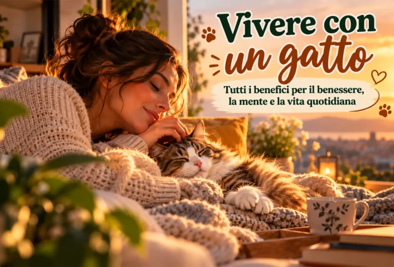Vivere con un gatto: tutti i benefici per mente e benessere