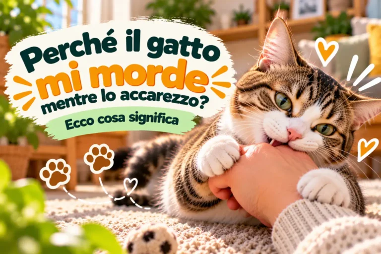 Perché il gatto mi morde mentre lo accarezzo? Ecco cosa vuole dirti