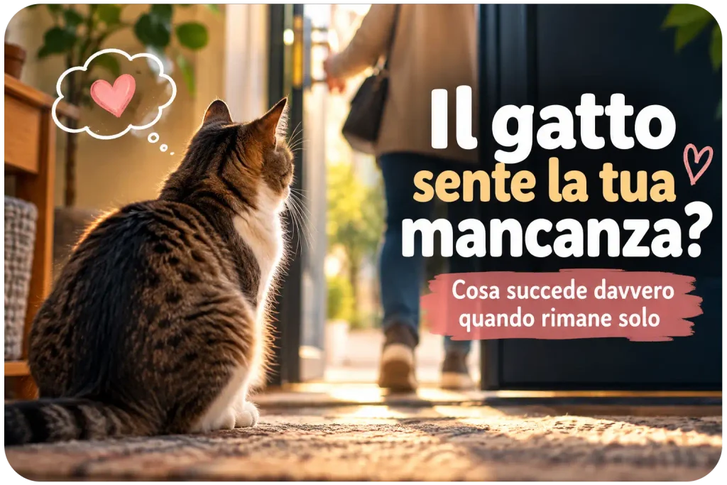 Il gatto sente la tua mancanza? Cosa succede quando sei via