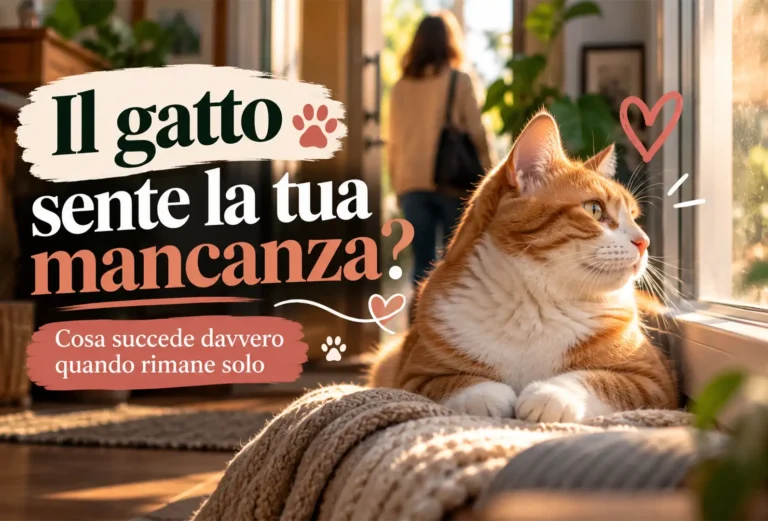 Il gatto sente la tua mancanza? Cosa succede quando sei via