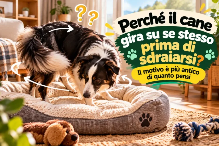 perché il cane gira su se stesso prima di sdraiarsi