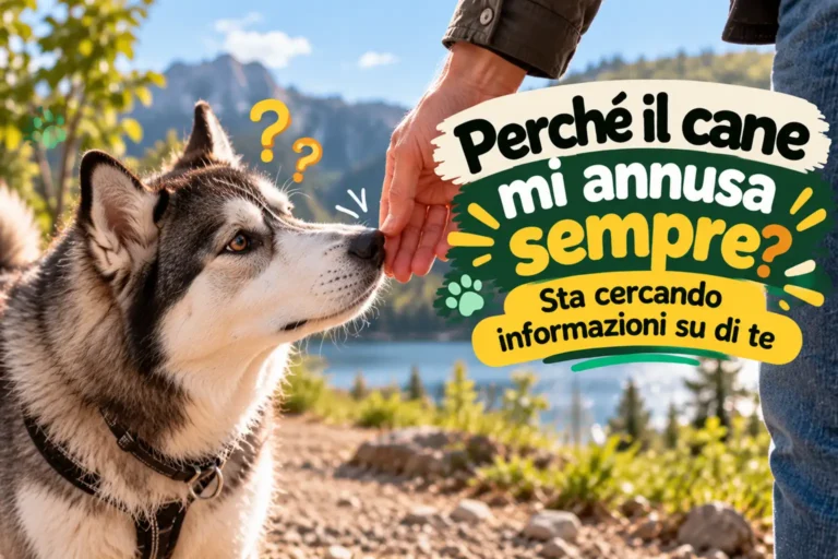 perché il cane mi annusa sempre