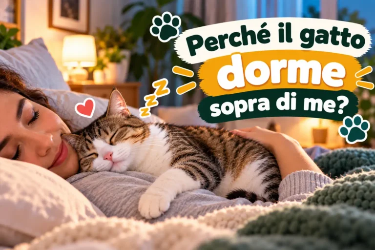 perché il gatto dorme sopra di me