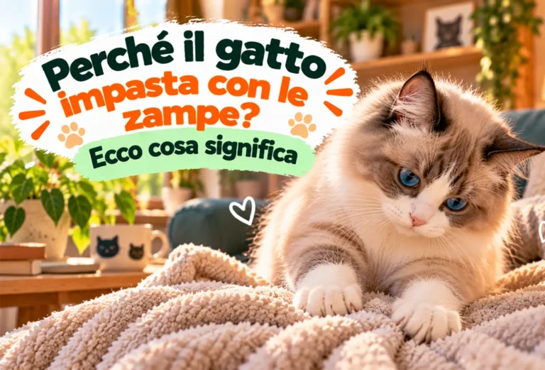 perché il gatto impasta con le zampe