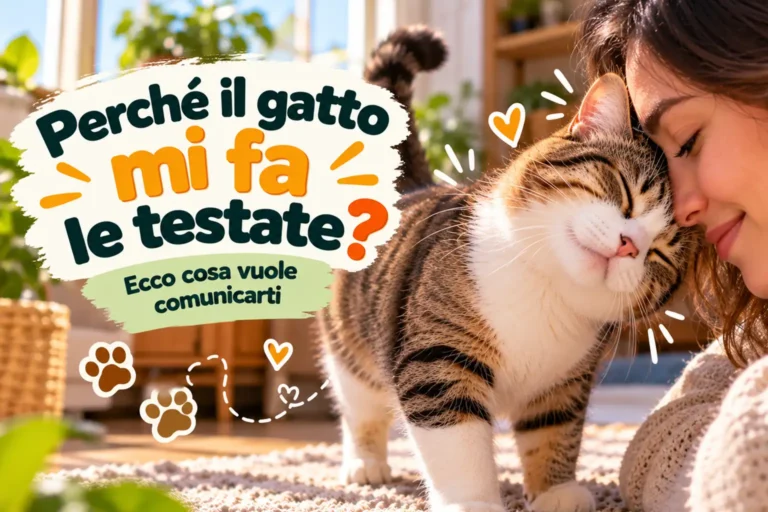 Perché il gatto mi fa le testate? Ecco cosa vuole comunicarti