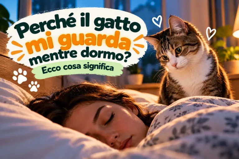 Perché il gatto mi guarda mentre dormo? Ecco cosa significa