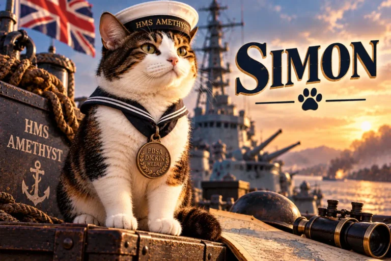 Simon: il gatto di bordo che ricevette la medaglia Dickin